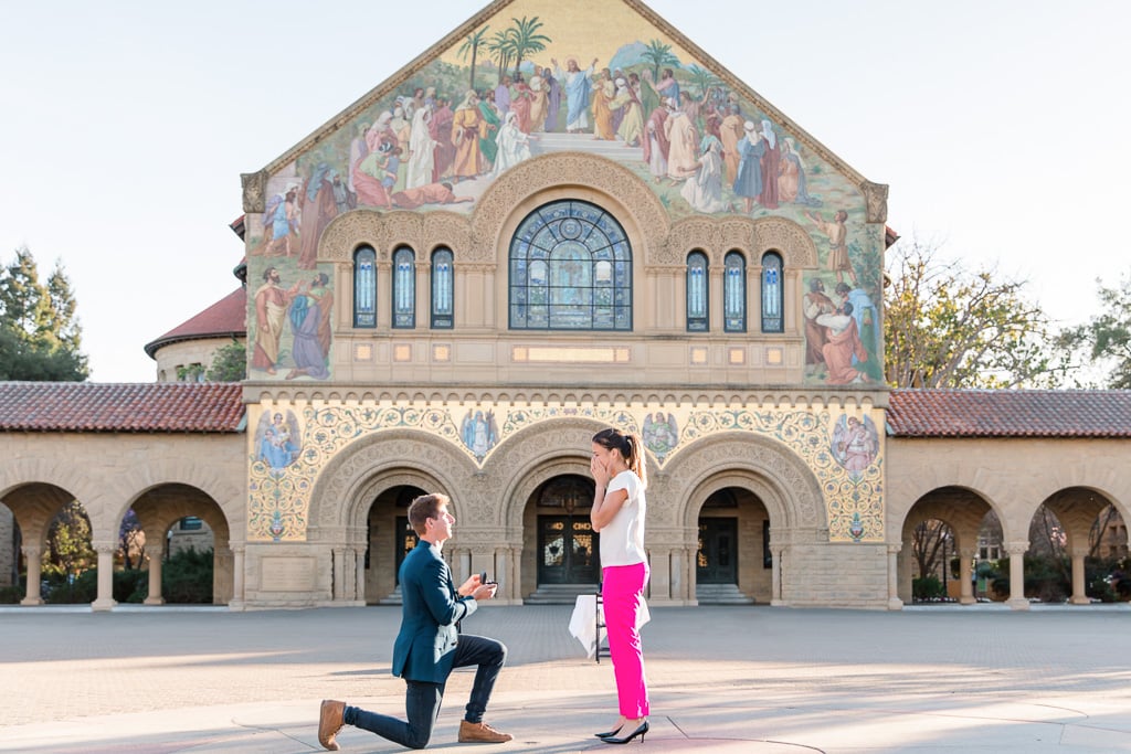 proposal on stanford campus