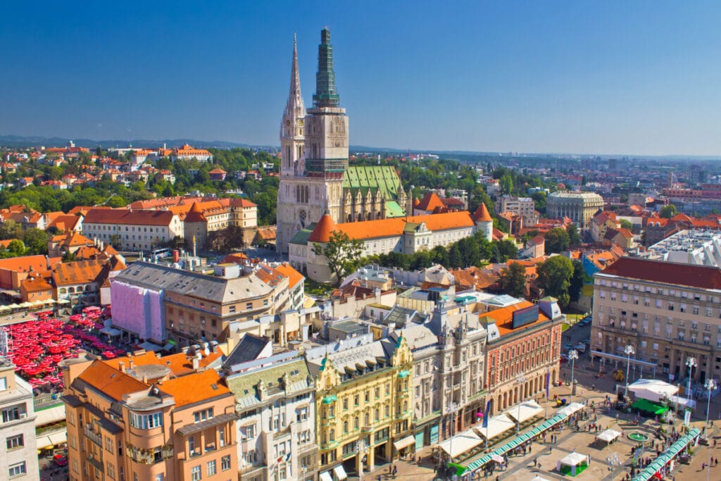 The city of Zagreb