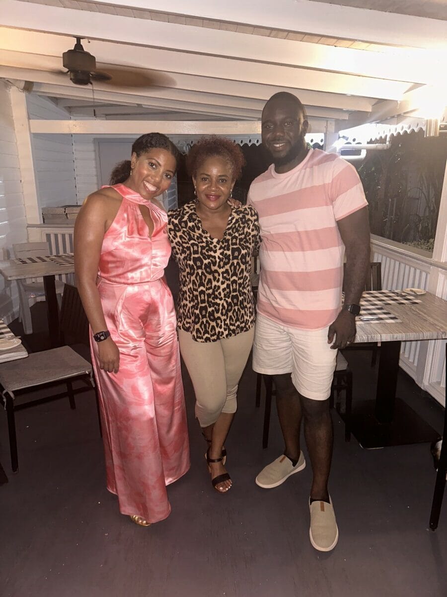 Ms. Fox, the owner of the Fox House Restaurant in Antigua